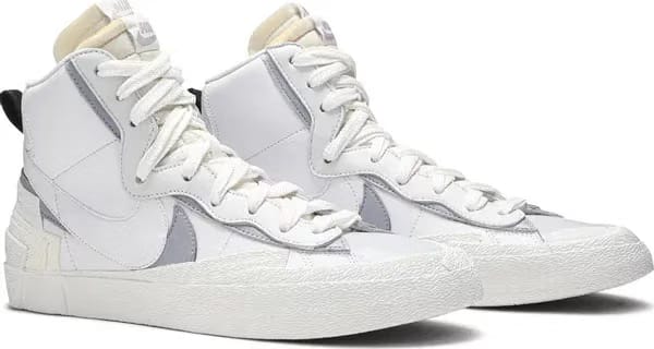 Nike sacai x Blazer Mid White Grey