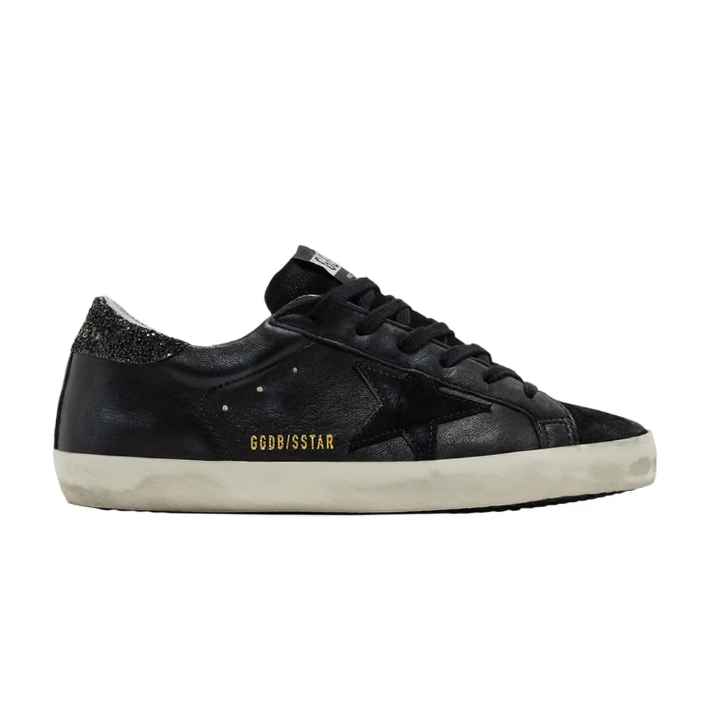 Golden Goose Wmns Superstar 'Black Glitter Heel'