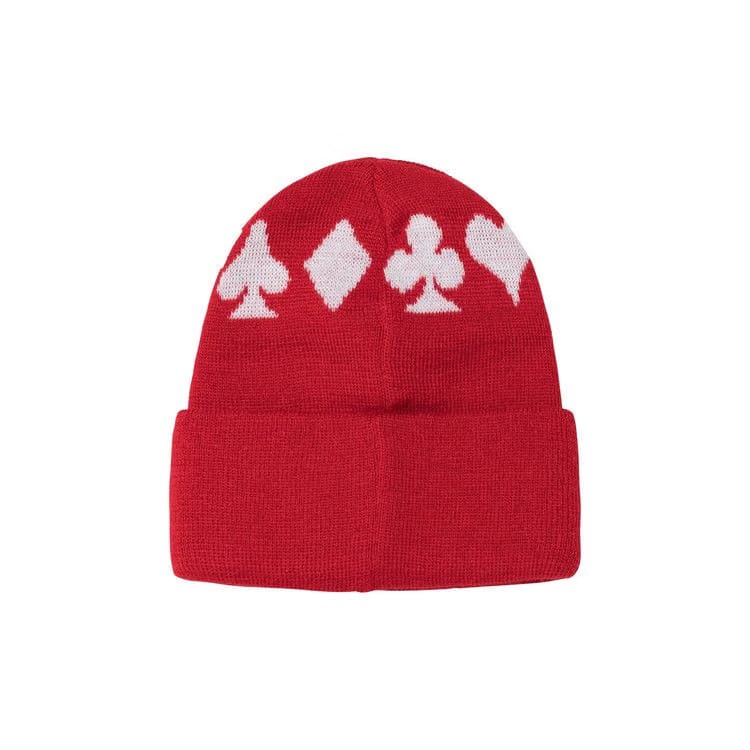 Stussy Full Suite Jacquard Cuff Beanie Red