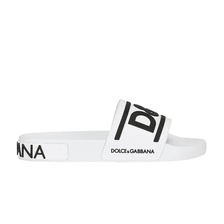 Dolce & Gabbana Wmns Slides 'White Black'