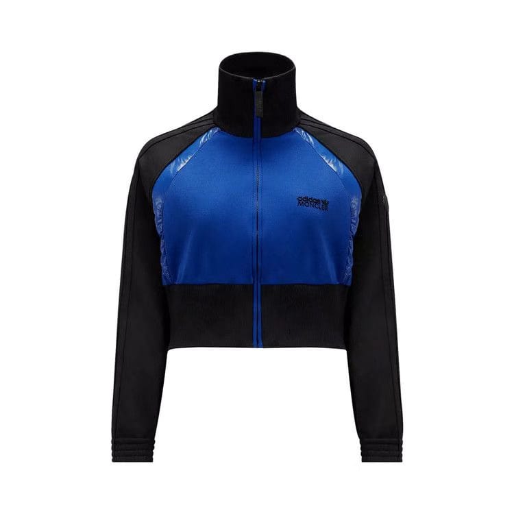 Moncler x adidas Acetate Zip Up Sweatshirt Black/Blue