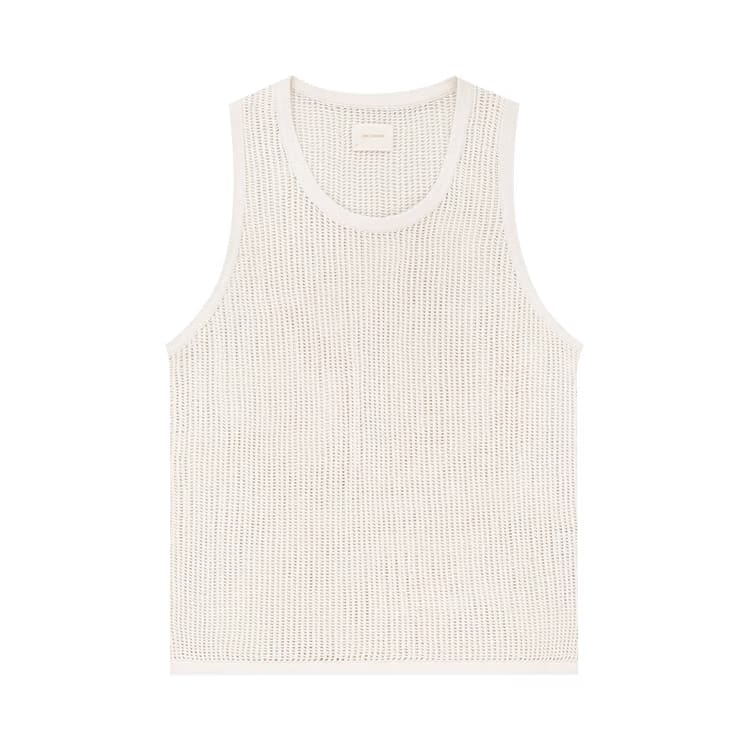 Aimé Leon Dore Mesh Knit Tank Coconut Milk