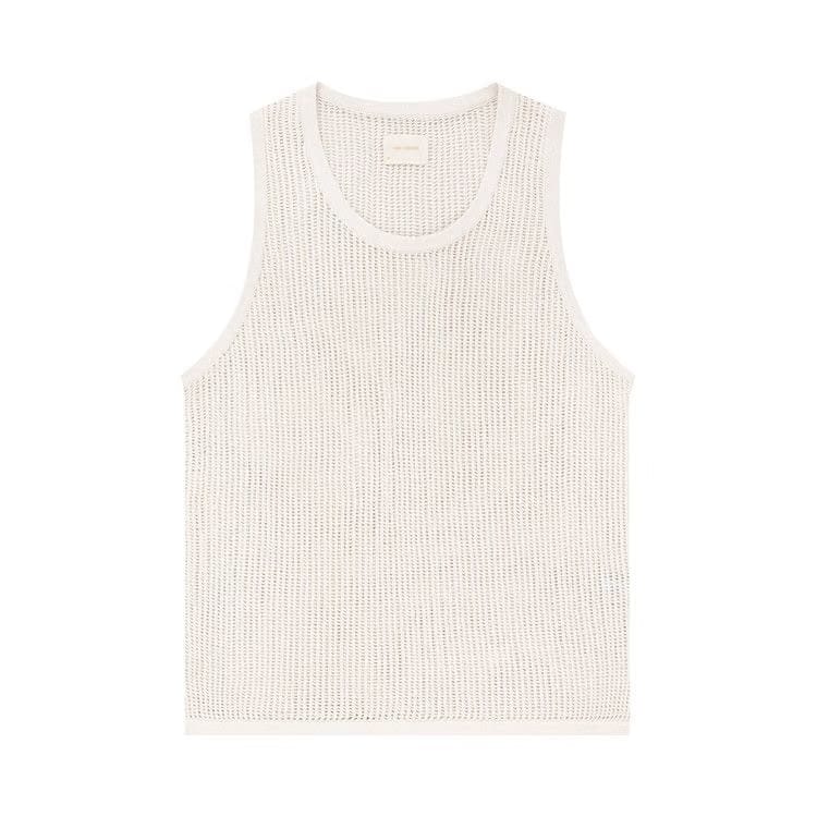 Aimé Leon Dore Mesh Knit Tank Coconut Milk