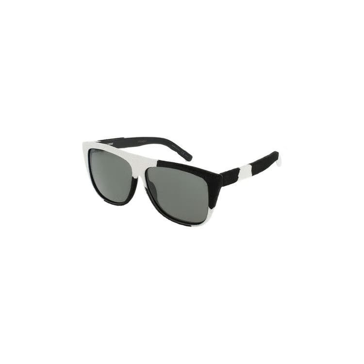 Saint Laurent Bold Square Sunglasses White/Black/Grey