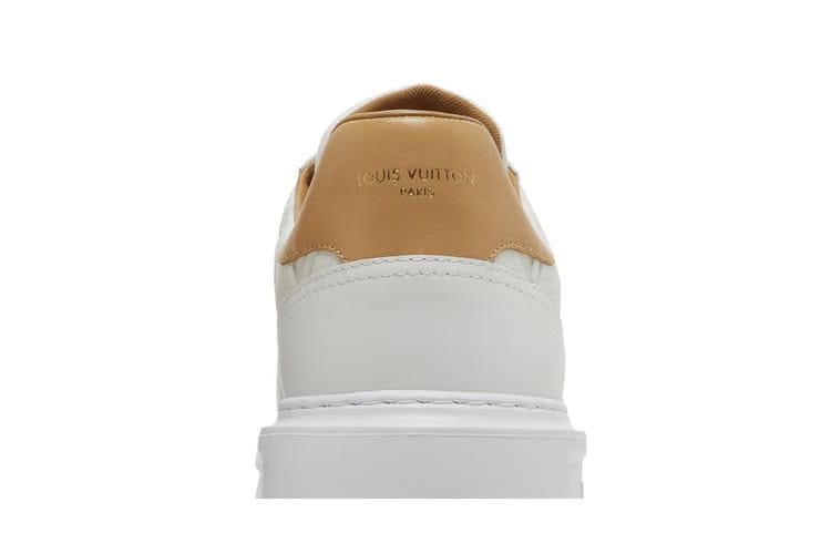 Louis Vuitton Beverly Hills White Brown Monogram Embossed