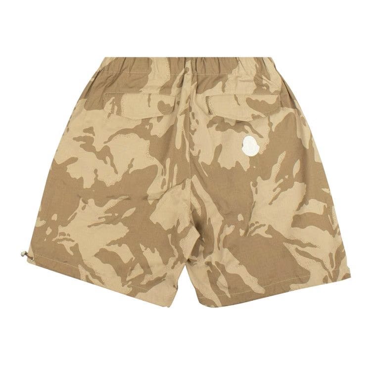 Moncler Camo Shorts Beige