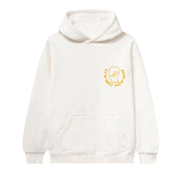 Brain Dead Folk Healing Long-Sleeve Hoodie Natural