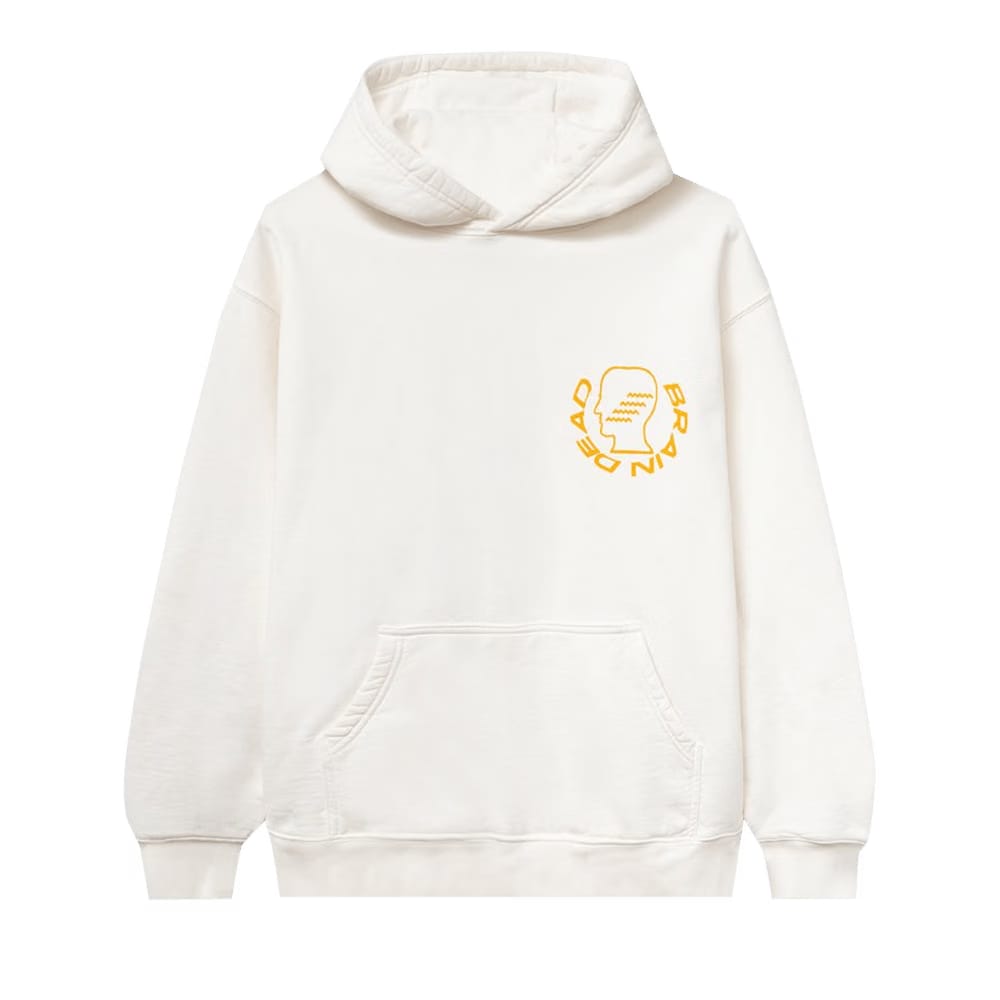 Brain Dead Folk Healing Long-Sleeve Hoodie Natural