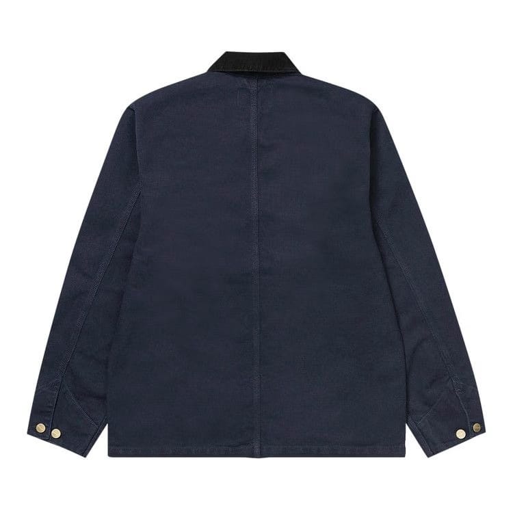 Carhartt WIP Aged Canvas Michigan Chore Coat Dark Navy