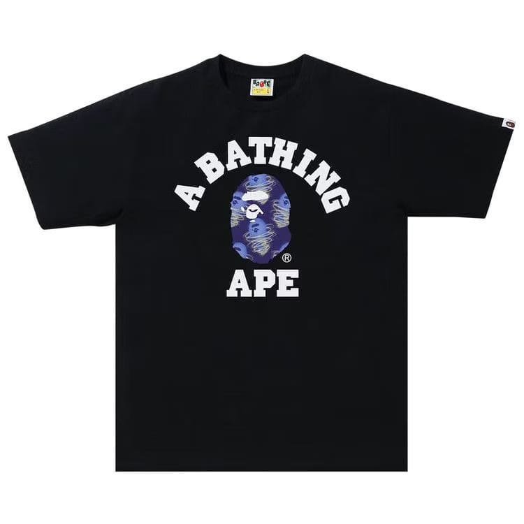 BAPE Storm College T-Shirt Black/Purple