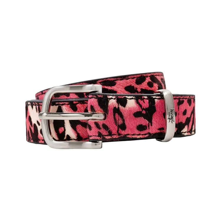 Stussy Pony Hair Dress Belt Pink