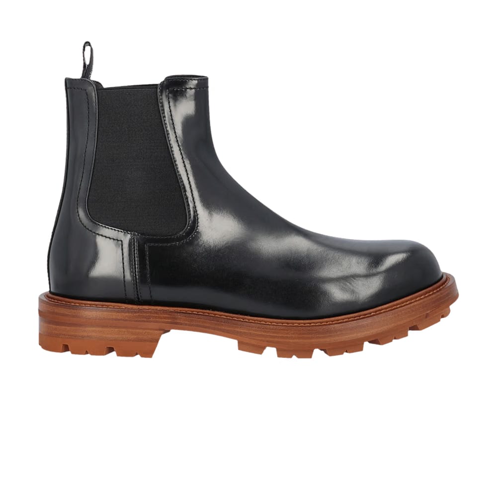 Alexander McQueen Chelsea Boot Black Cedar Brown