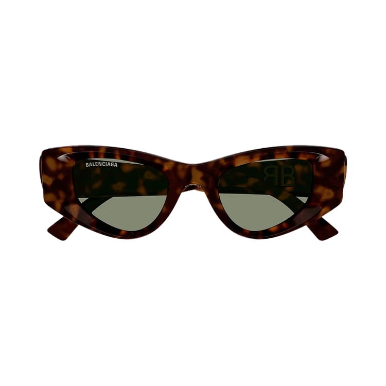 Balenciaga Cat Eye Sunglasses Havana/Green