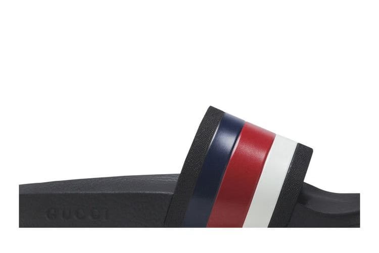 Gucci Pursuit '72 Slide Blue White Stripe