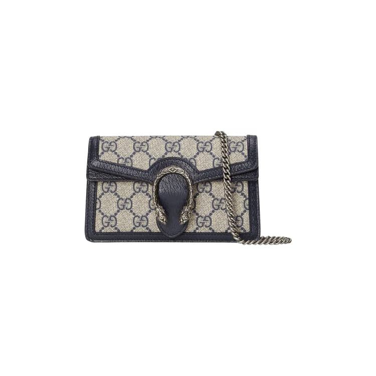 Gucci Dionysus GG Super Mini Bag Beige/Blue Supreme