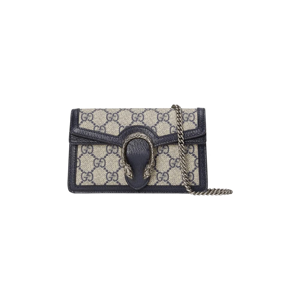 Gucci Dionysus GG Super Mini Bag Beige/Blue Supreme