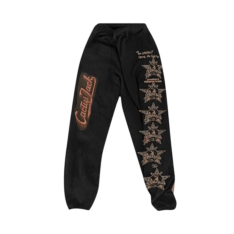 Cactus Jack by Travis Scott Classic Logo Softball Sweatpants Black