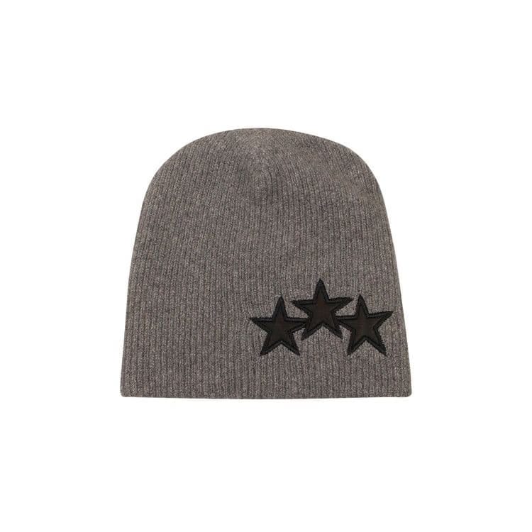Amiri 3 Star Beanie Grey