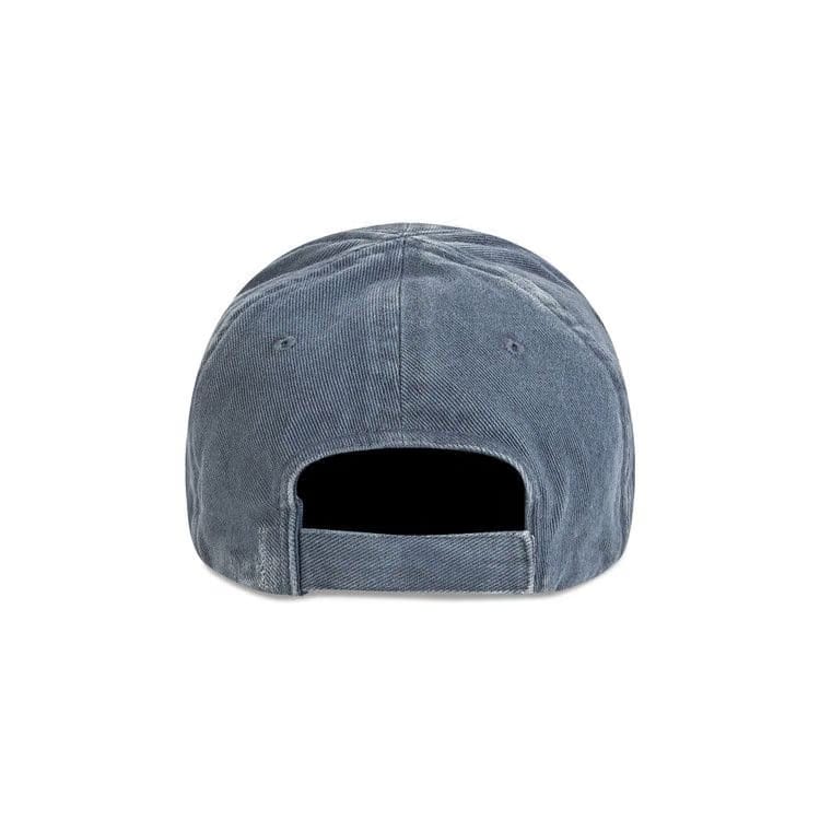 Balenciaga Logo Front Cap Dark Grey/White