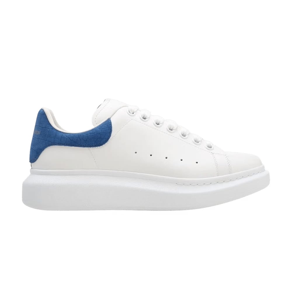 Alexander McQueen Oversized Sneaker Blue Crocodile