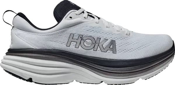 Hoka Bondi 8 White Black