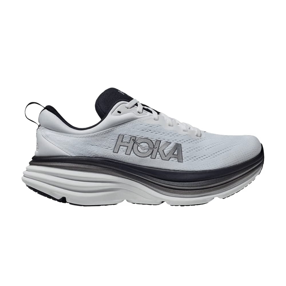 Hoka Bondi 8 White Black