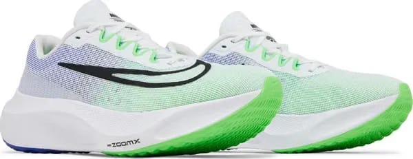 Zoom Fly 5 White Green Strike Blue