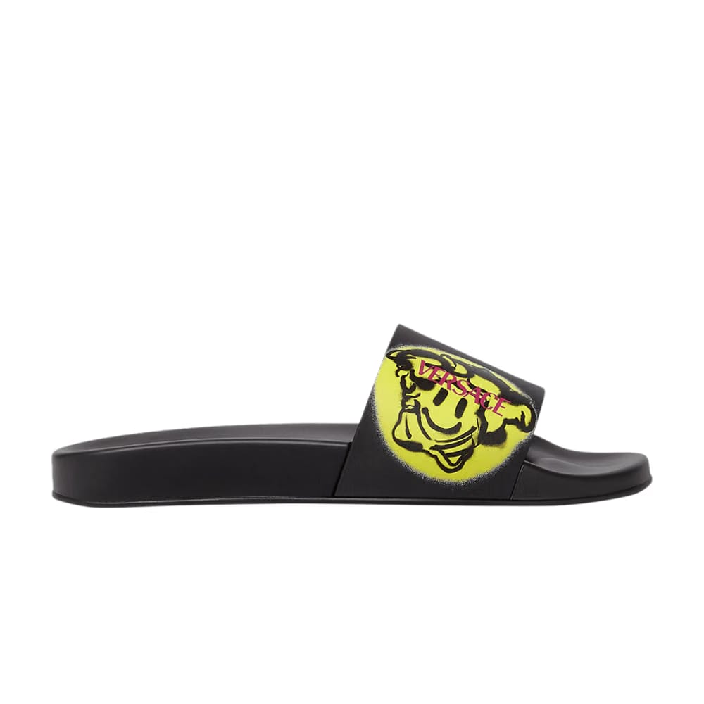Versace Medusa Smile Slide Black