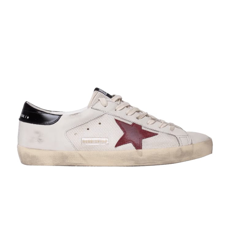 Golden Goose Superstar White Pomegranate Black