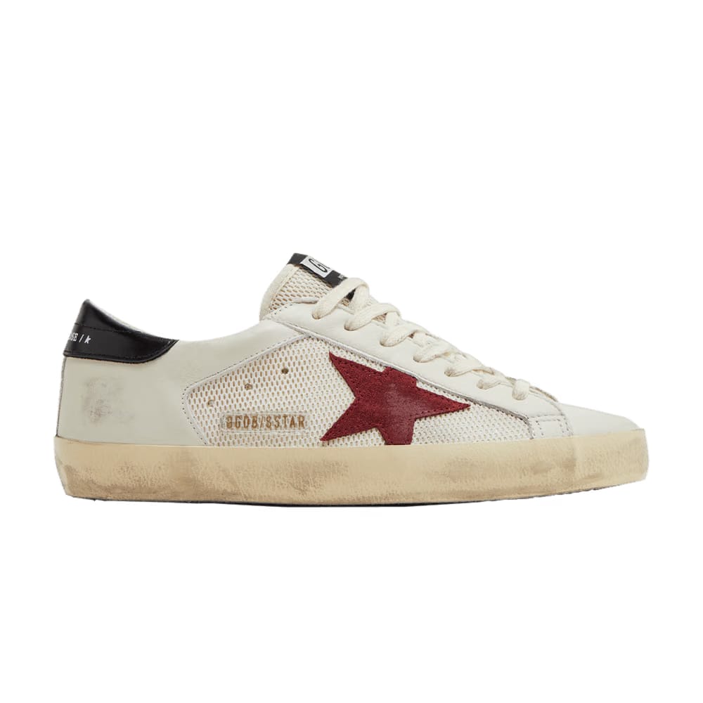Golden Goose Superstar White Pomegranate Black