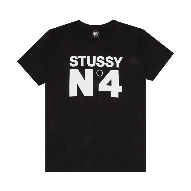 Stussy No. 4 T-Shirt Black