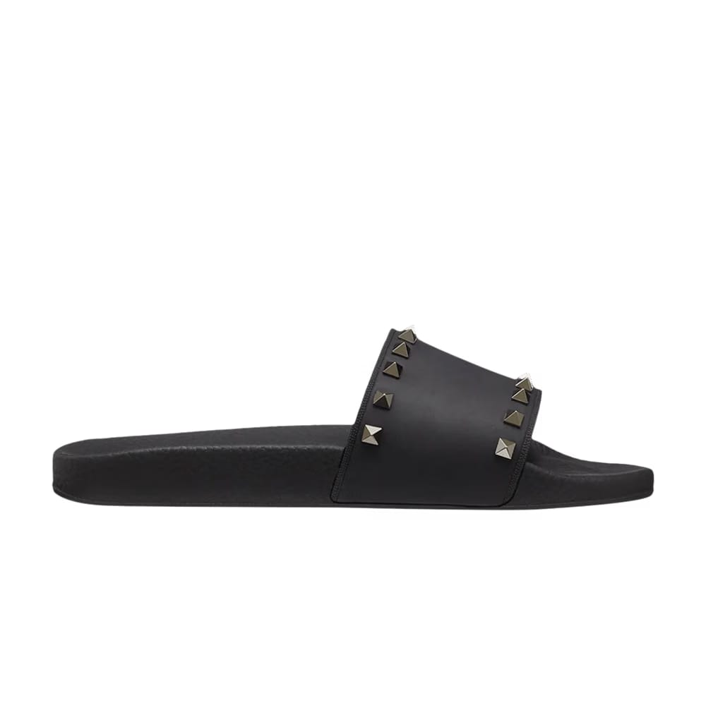 Valentino Rockstud Slide Black