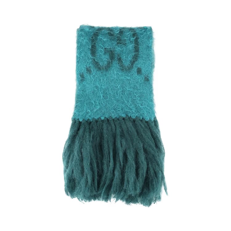 Gucci Brusharf Scarf Petrol/Sky Blue
