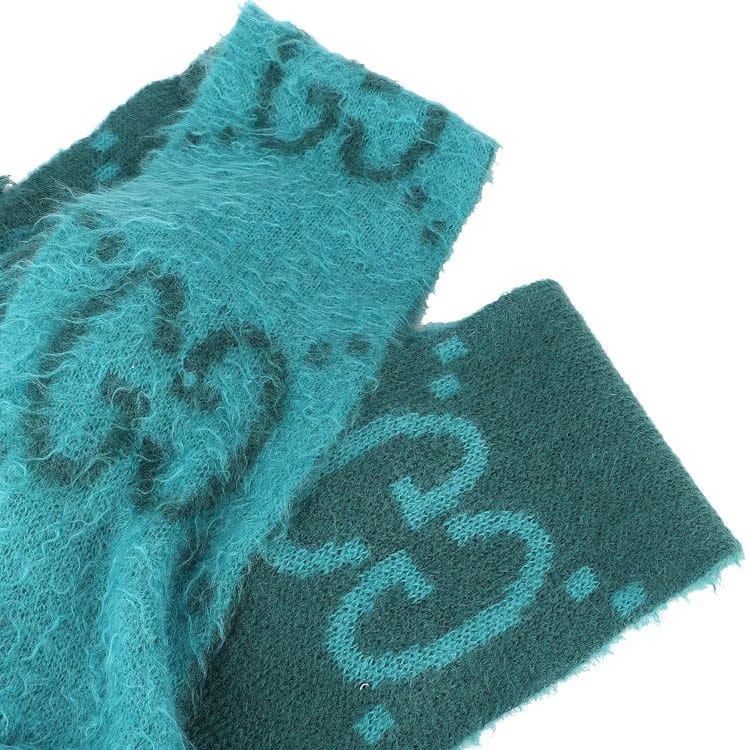 Gucci Brusharf Scarf Petrol/Sky Blue