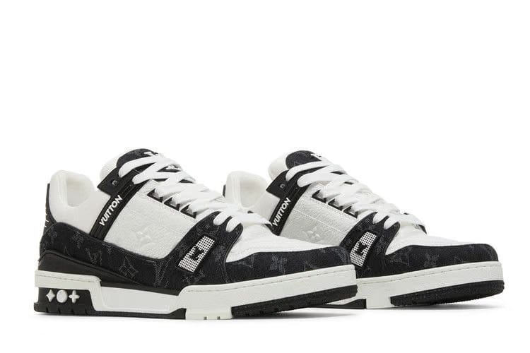 Louis Vuitton Trainer Black Monogram Denim
