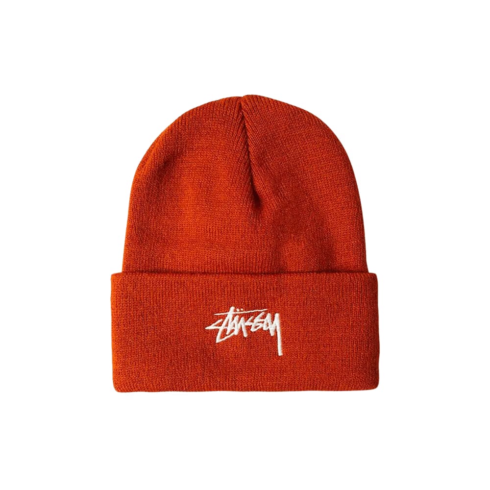 Stussy Stock Cuff Beanie Orange