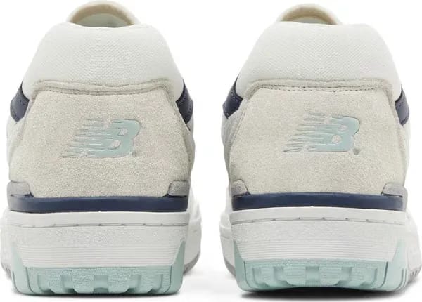 New Balance 550 White Winter Fog Navy