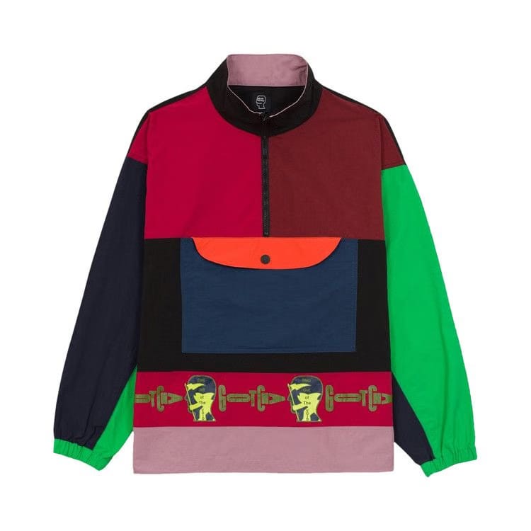 Brain Dead x Gotcha Nylon Half Zip Pullover Multicolor