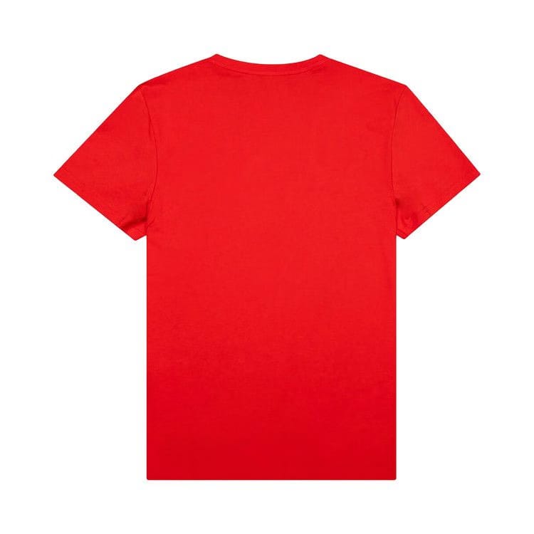 Balmain Printed T-Shirt Rouge/Blanc