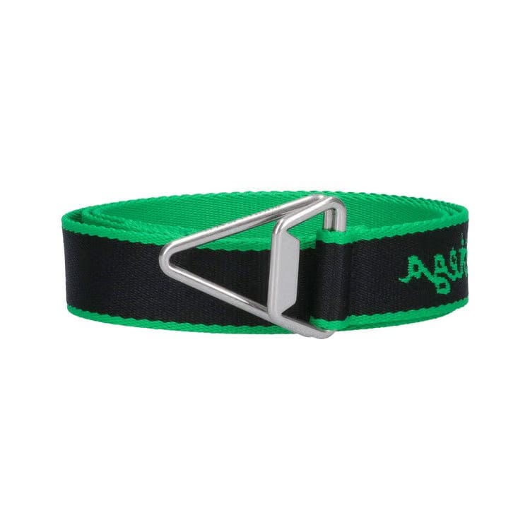 Bottega Veneta Triangle Slider 3cm Belt Black/Green