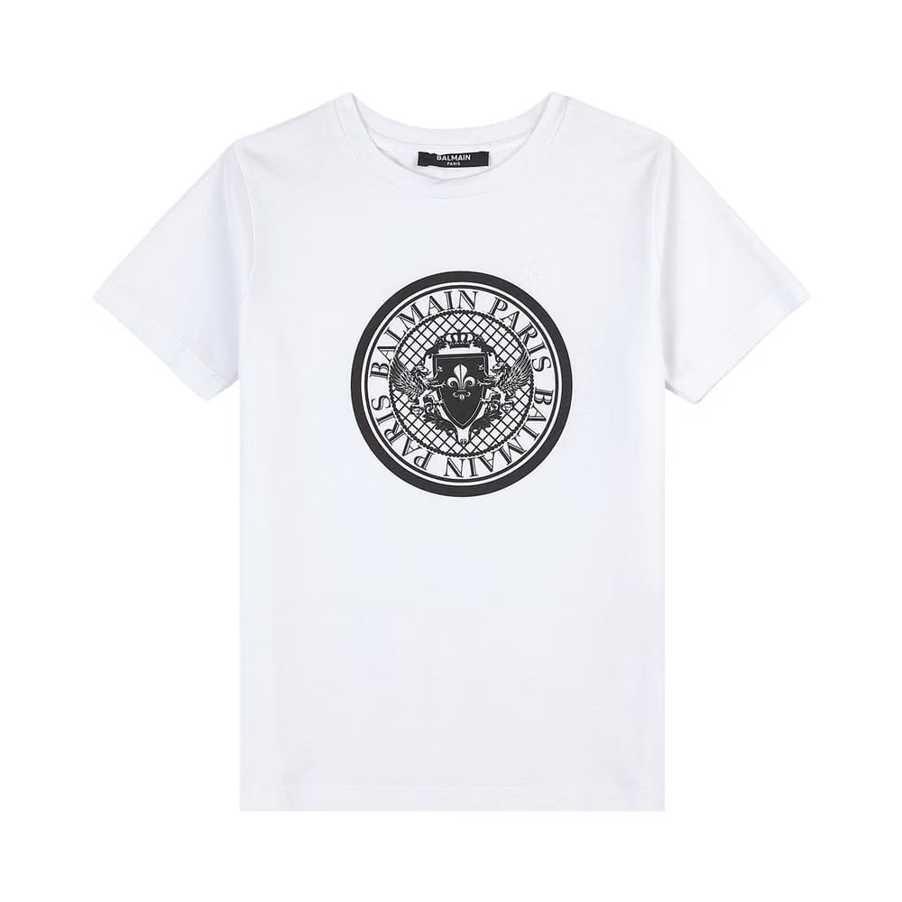 Balmain Logo T-Shirt White/Black