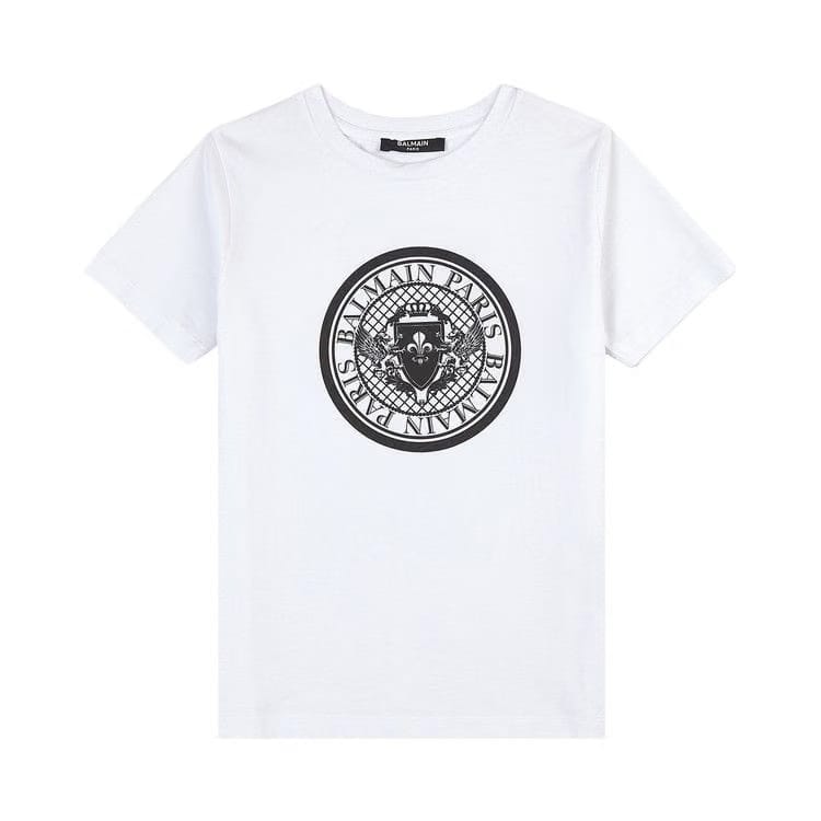 Balmain Logo T-Shirt White/Black