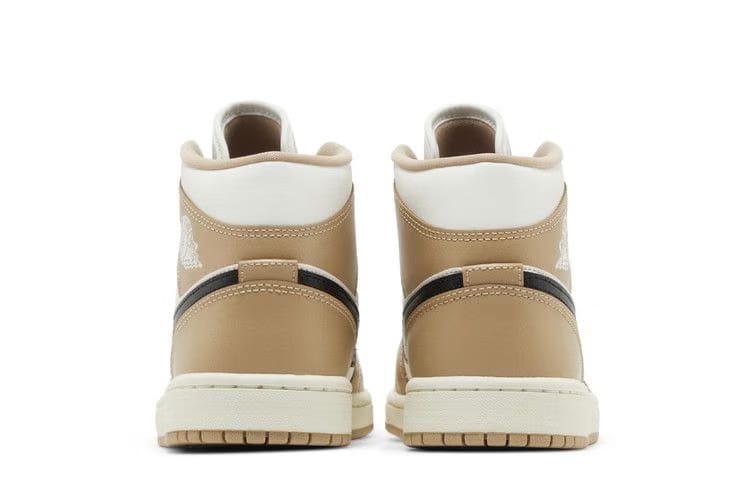 AIR JORDAN 1 MID Off White/BLACK-DESERT
