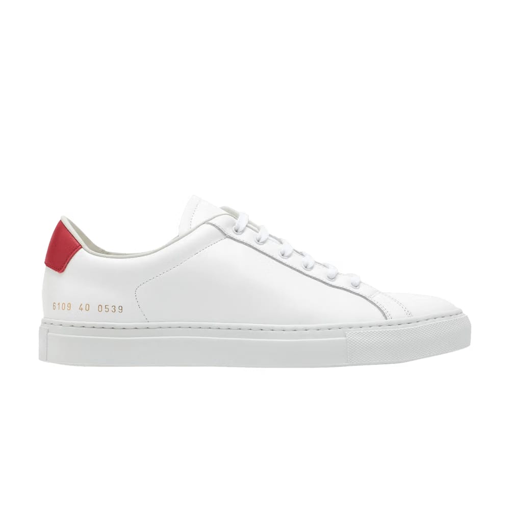 Common Projects Wmns Retro Low 'White Red'