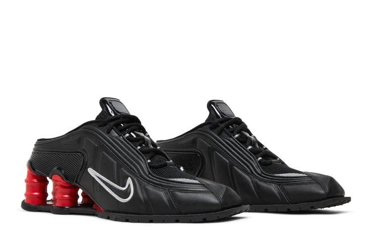 Martine Rose X Wmns Shox Mule Mr4 Black Comet Red