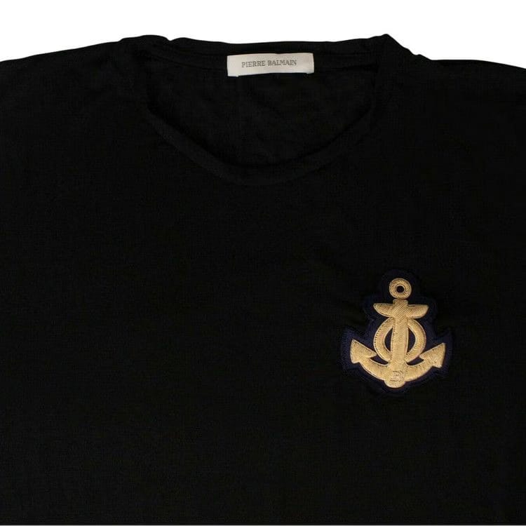 Balmain Anchor T-Shirt Black