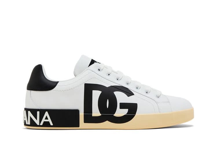 Dolce & Gabbana Portofino Low DG Logo Print - Black