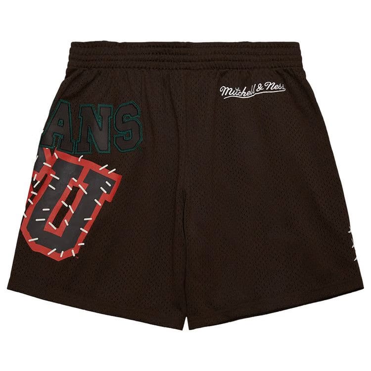 Cactus Jack by Travis Scott x Mitchell & Ness Michigan State University Shorts Brown
