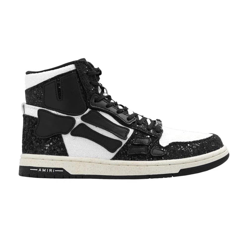 Amiri Wmns Skel Top High 'Glitter - Black White'