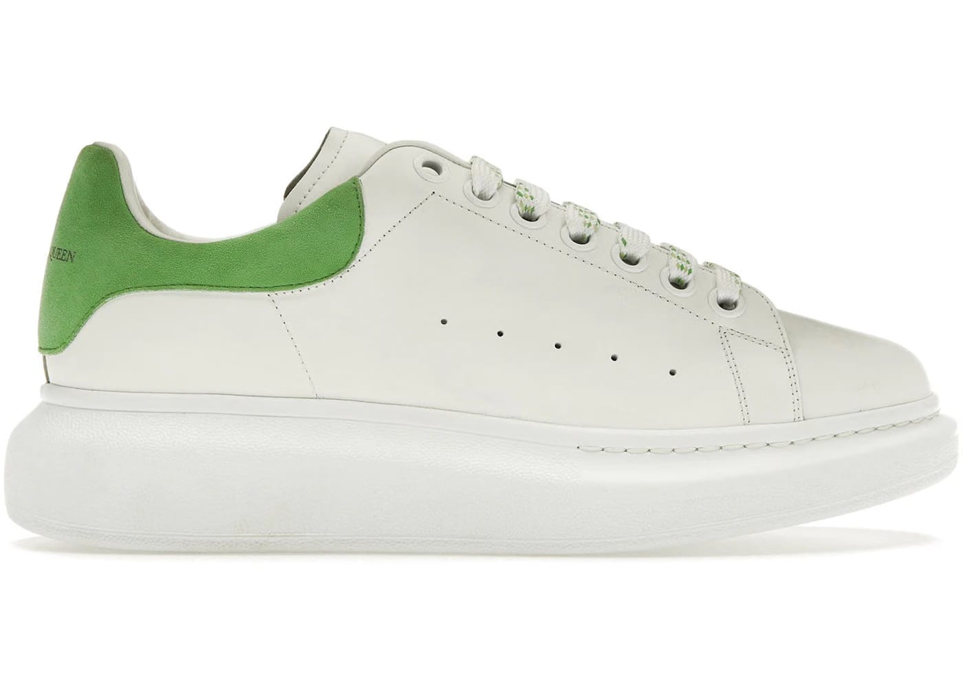 Alexander McQueen Wmns Oversized Sneaker 'White Acid Green'